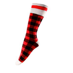 Pook Socks - Red Plaid
