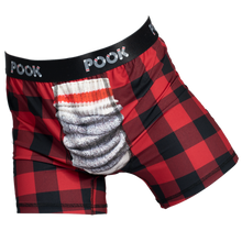 Load image into Gallery viewer, Boxer Silk Plaid Sock Image