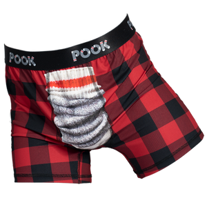 Boxer Silk Plaid Sock Image