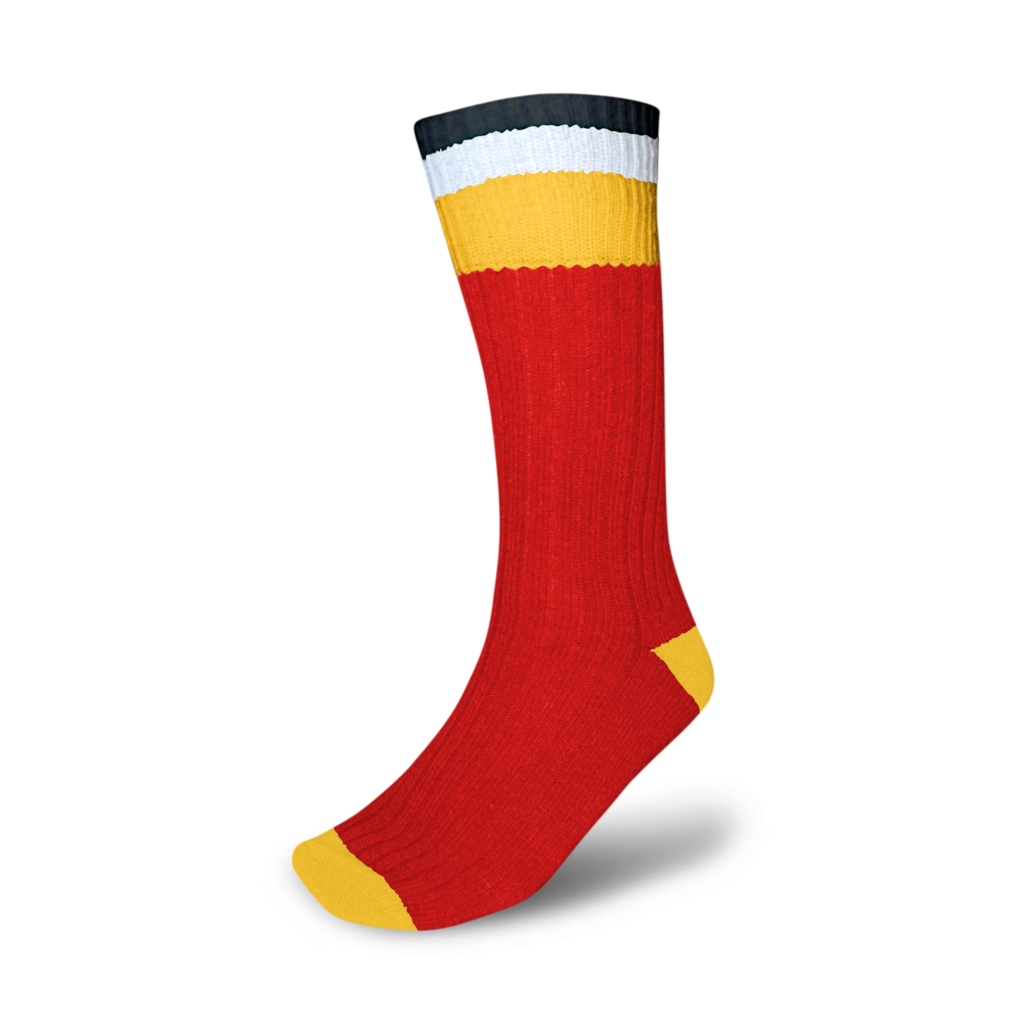 Wool Socks - Flames - 2 PAIRS